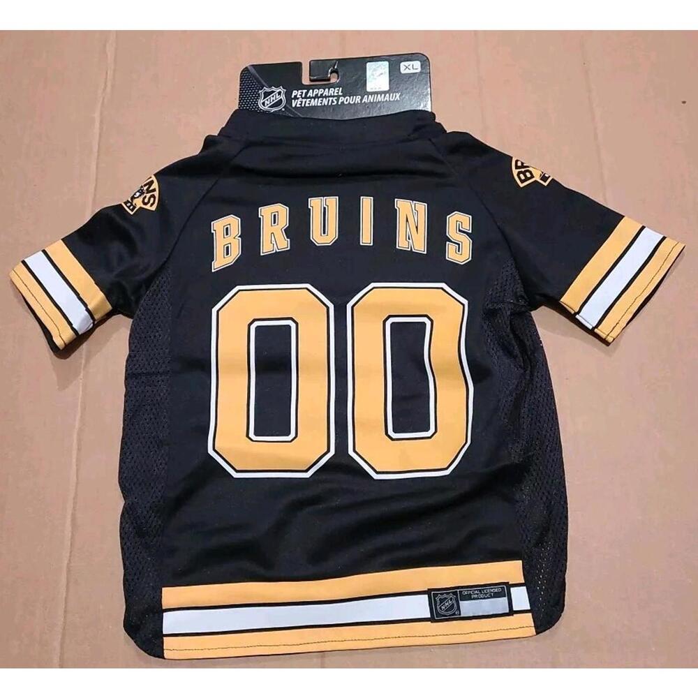 NHL Boston Bruins Jersey for Dogs X-Large XL Pet Apparel Hockey Official NHL